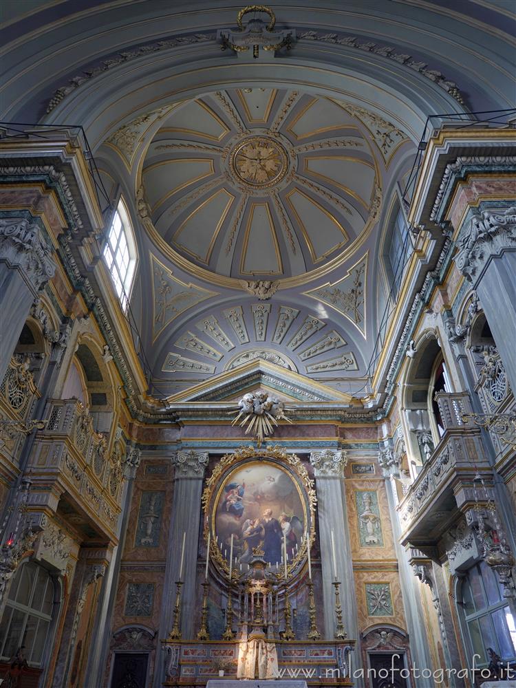 Biella (Italy) - Interior of the presbytery of the Church of San Filippo Neri